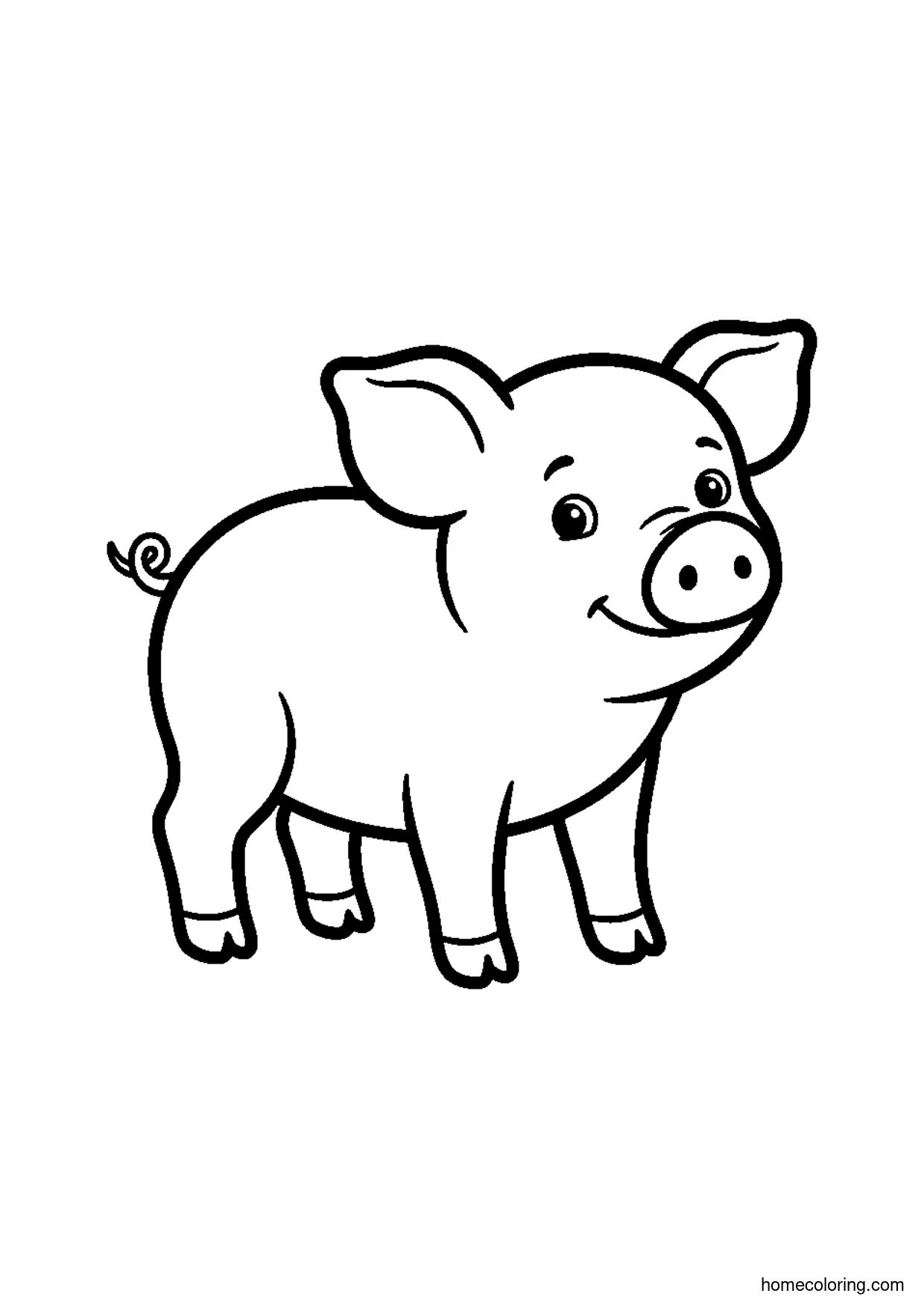 Coloring page: Piglet.