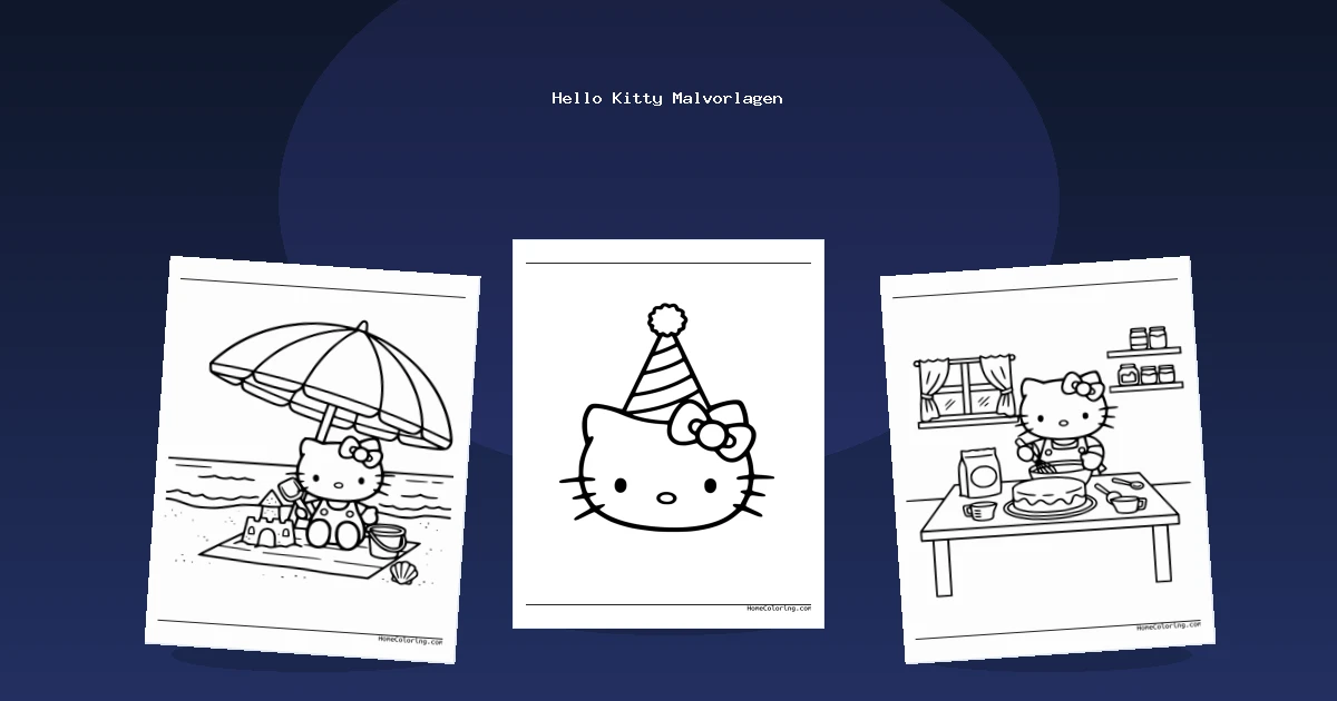 Hello Kitty Malvorlagen