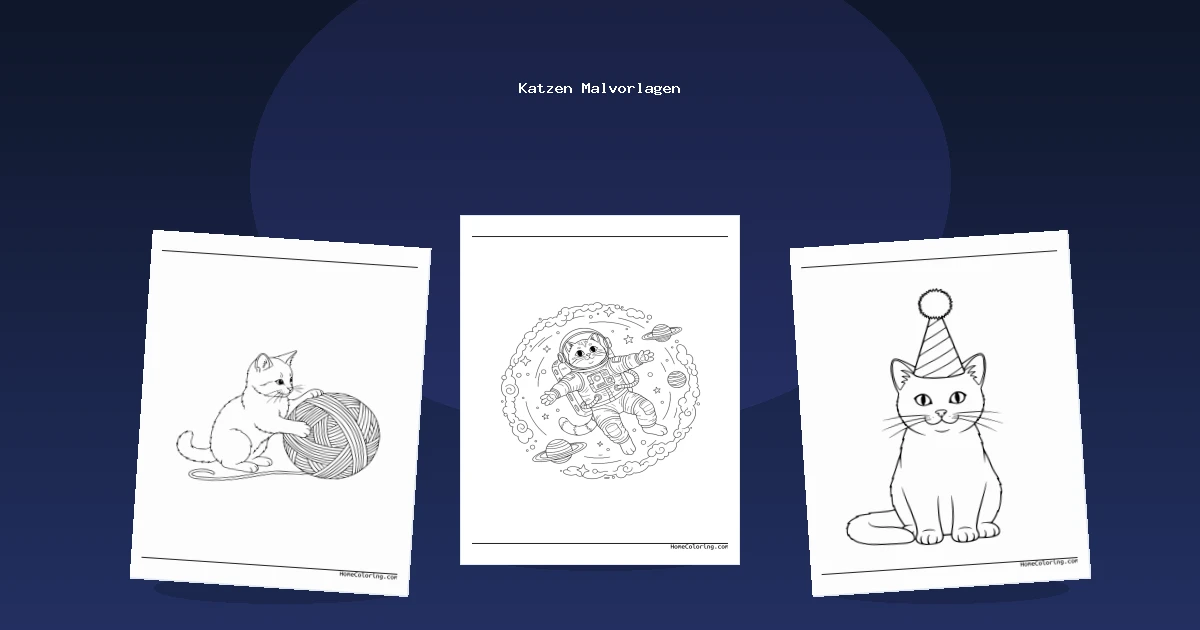 Katzen Malvorlagen